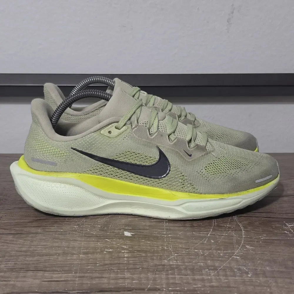 Nike Pegasus 41 (FD2722-303) Men’s Running Shoes Size 8.5 Olive Aura/Barely Volt